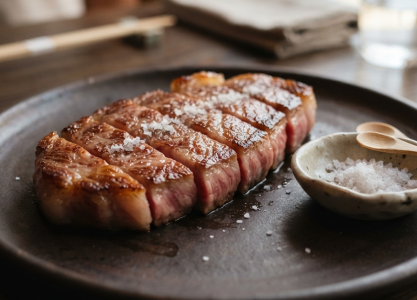 bo-wagyu-nhat-ban-an-voi-muoi-hat-nen-nem-it-tu-dau-de-nguoi-dung-de-dieu-chinh-tai-ban