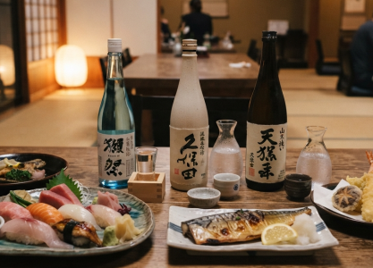 sake-cho-bua-co-sushi-ca-nuong-va-mon-chien-dieu-chinh-lua-chon-theo-cuong-do-mon