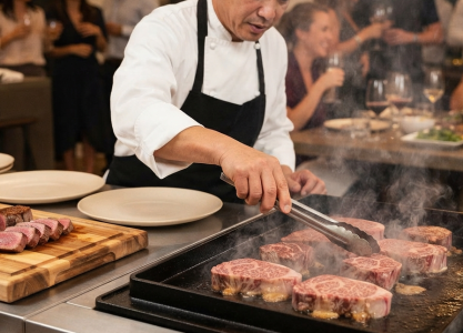 than-noi-wagyu-cho-bua-dong-nguoi-chia-me-nau-de-moi-phan-thit-duoc-phuc-vu-dung-do-nong