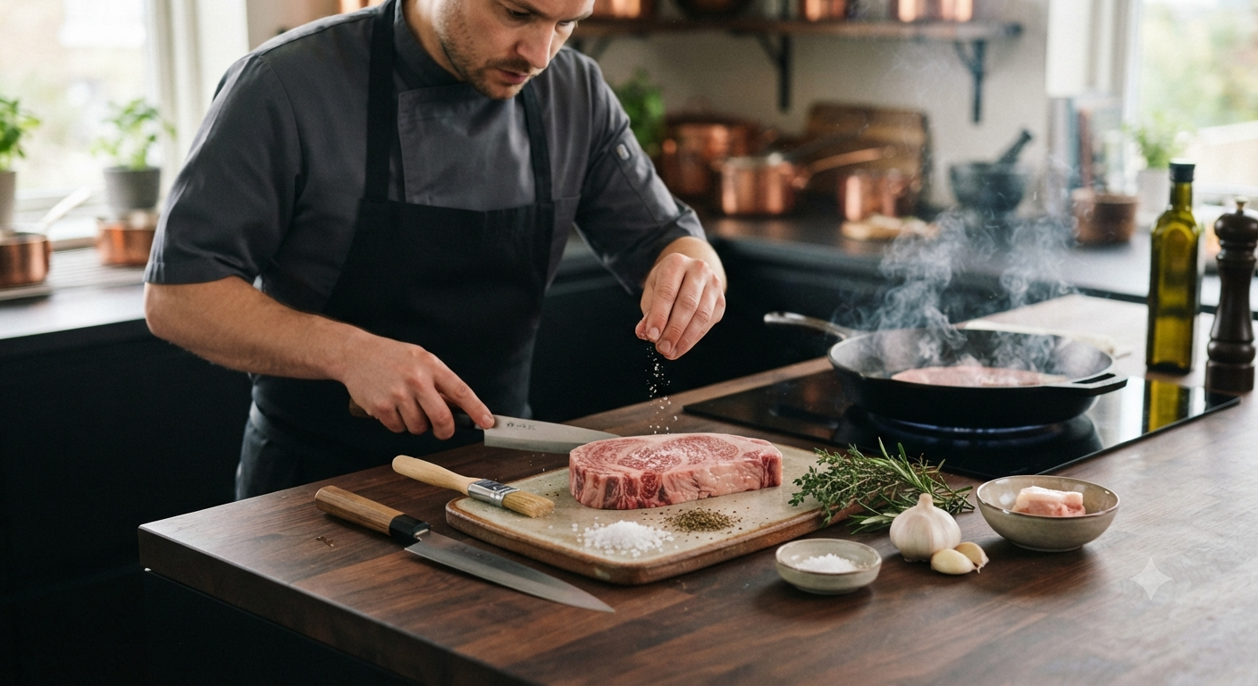 Chuẩn bị gì để có món bò Wagyu áp chảo hoàn hảo?