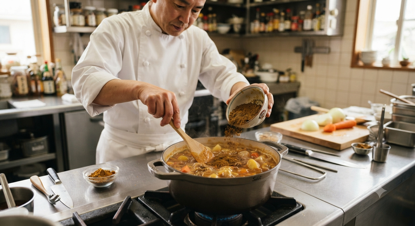 Hướng dẫn chi tiết thời điểm và cách thêm Bột Cà Ri Nhật Bản