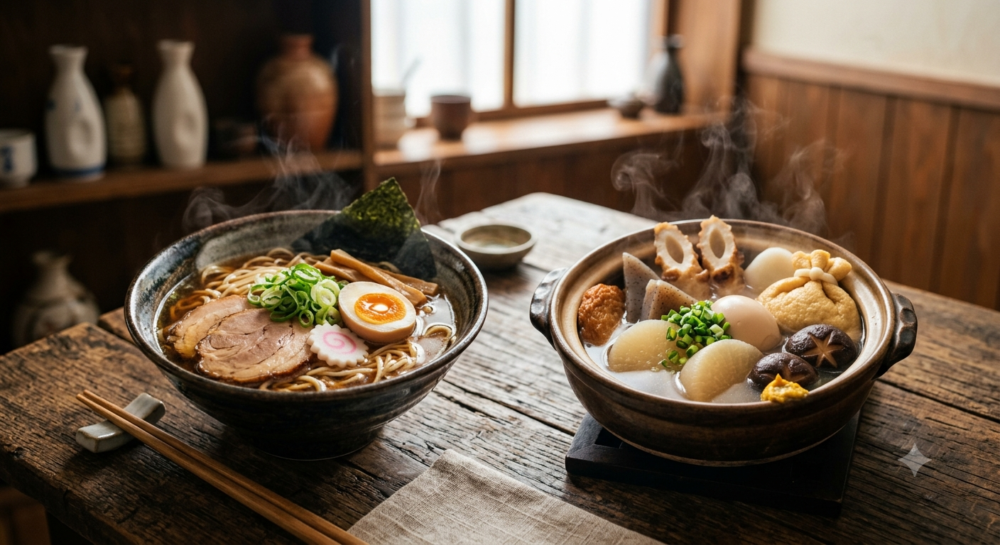 Mì nước và món hầm