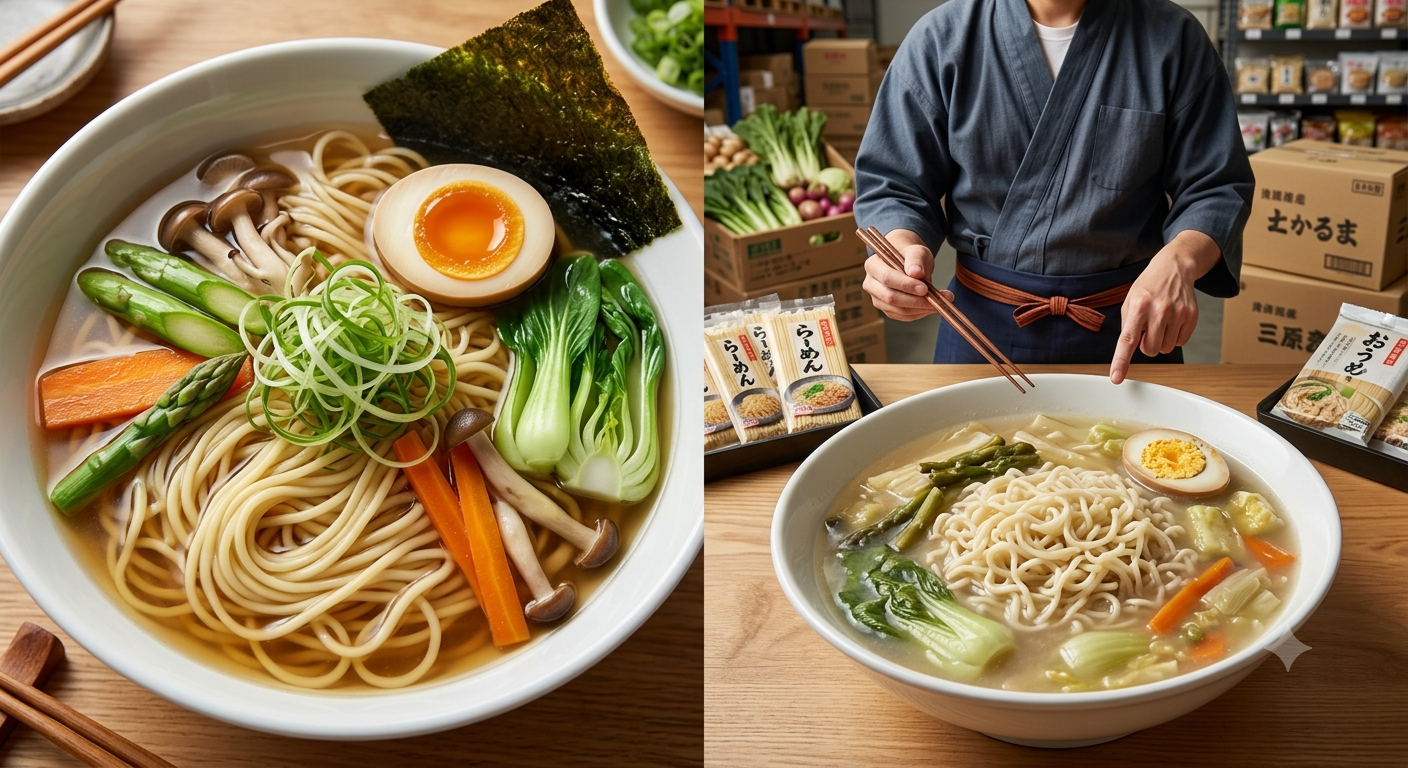 Tại sao mì ramen rau củ thường bị mềm nhũn?