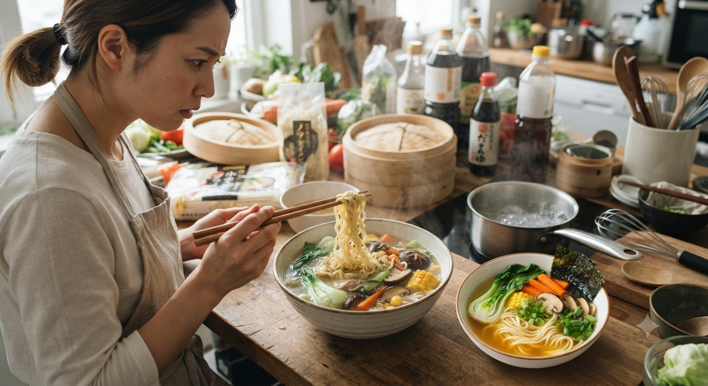 Những lỗi thường gặp khi nấu mì ramen rau củ và cách tránh