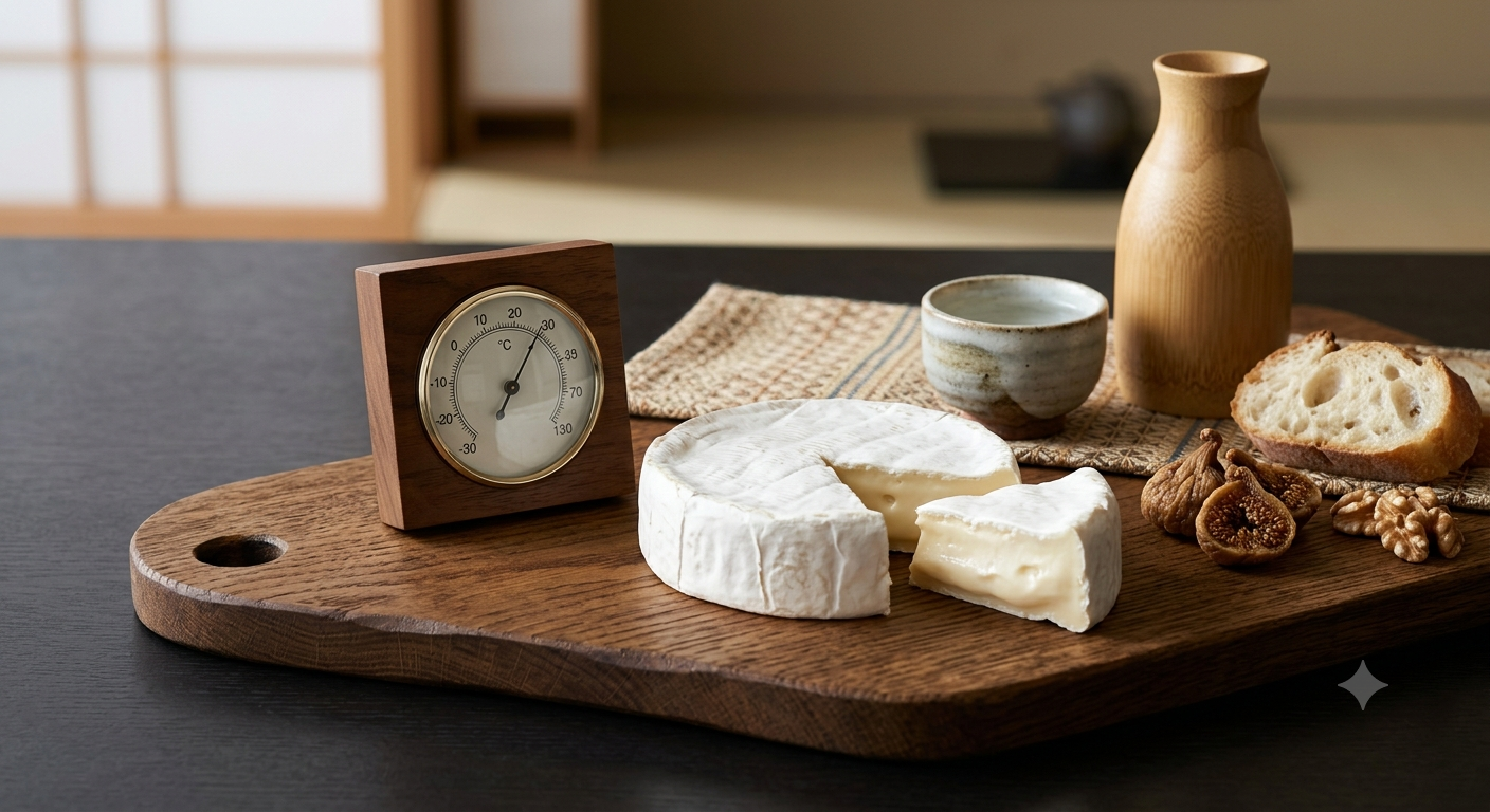 Nhiệt độ lý tưởng để thưởng thức phô mai Camembert