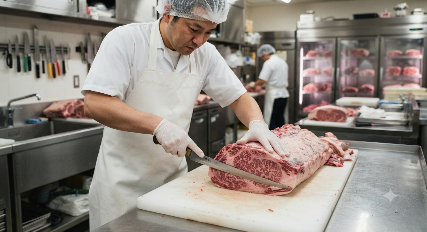 Nguyên Tắc Chung Để Hạn Chế Hao Hụt Khi Sơ Chế Đầu Thăn Ngoại Wagyu