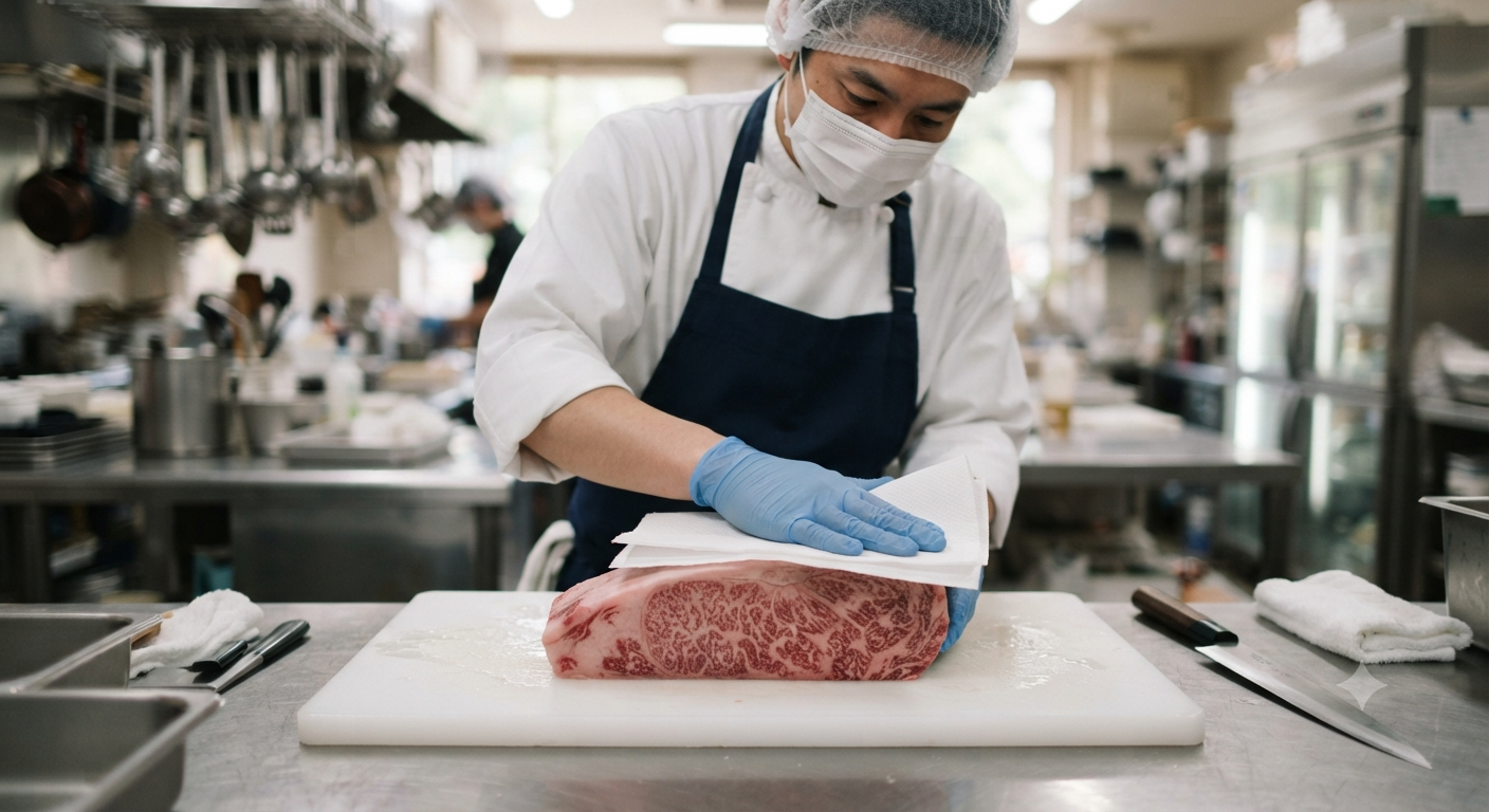 Giải pháp sơ chế và kỹ thuật lau khô bề mặt thịt đúng cách