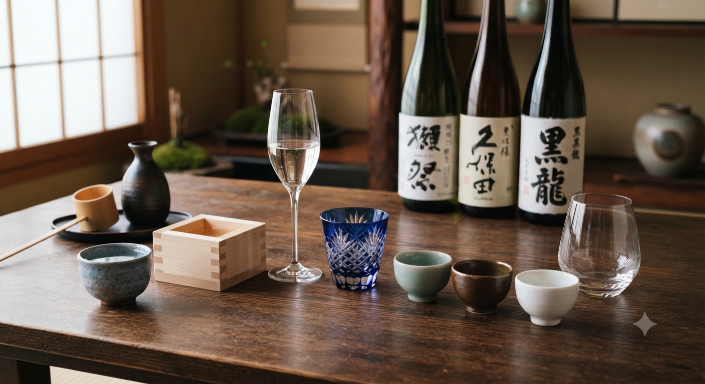 Chọn ly uống Sake phù hợp cho từng loại rượu và dịp