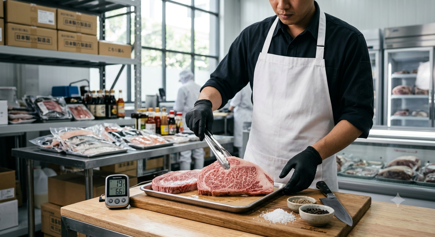 Vì sao cần để bò Wagyu nghỉ trước khi áp chảo?