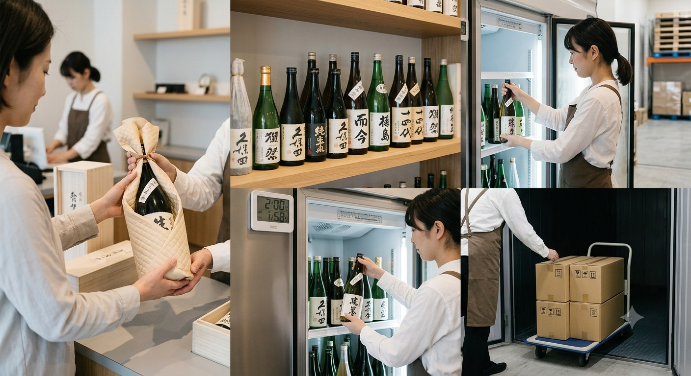 Những lưu ý quan trọng khi mang Sake về nhà