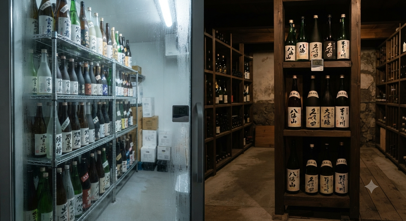 Sự khác biệt trong bảo quản đối với từng loại Sake
