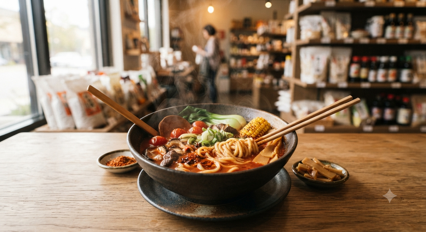 Mì Ramen Rau Củ Vị Cà Chua Cay: Sự Kết Hợp Hoàn Hảo Cho Tín Đồ Vị Đậm
