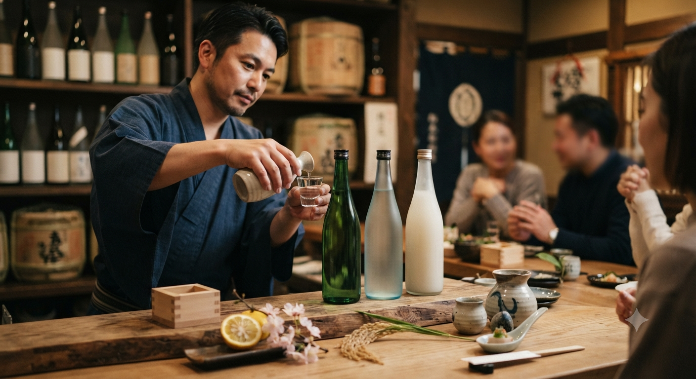 Khám phá đặc trưng hương vị của rượu Sake Nhật Bản
