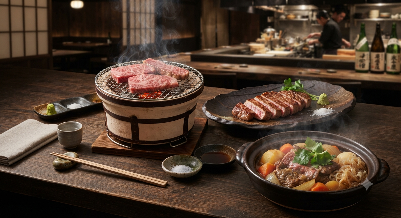 Các phương pháp chế biến sườn non Wagyu phổ biến